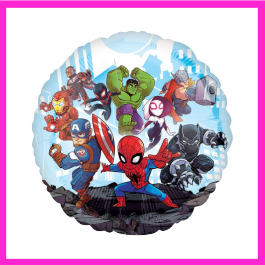 18" Round Avengers Foil Balloons SC173