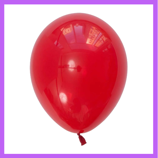 12" Red Latex Balloon L05