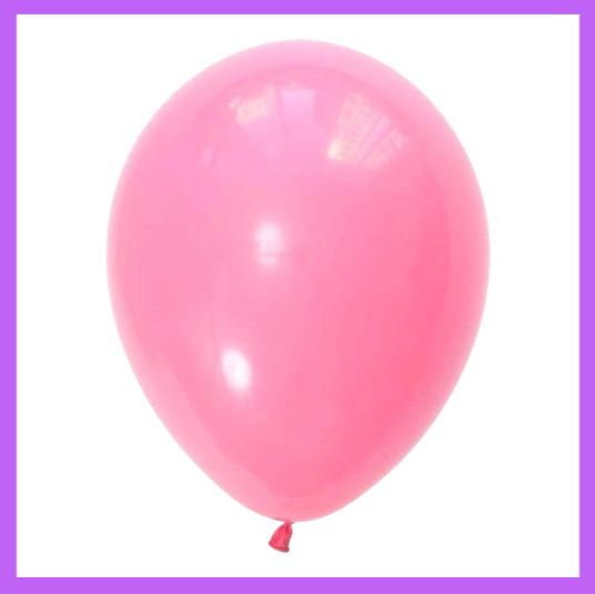 12" Pink Latex Balloon L07