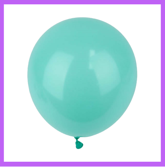 12" Pastel Teal Latex Balloon L13