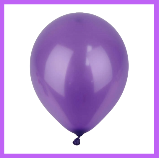 12" Purple Pearl Latex Balloon L38