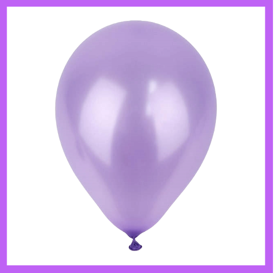 12" Light Purple Pearl Latex Balloon L39