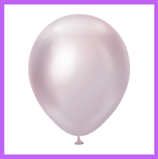 12" Light Purple Metallic Latex Balloon L56