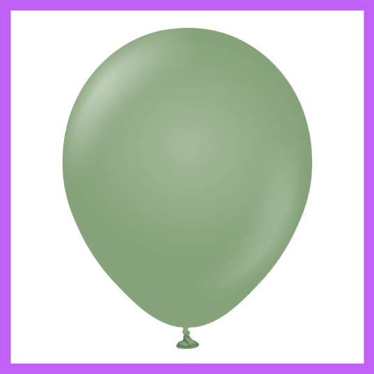 12" Sage Green Latex Balloon L60