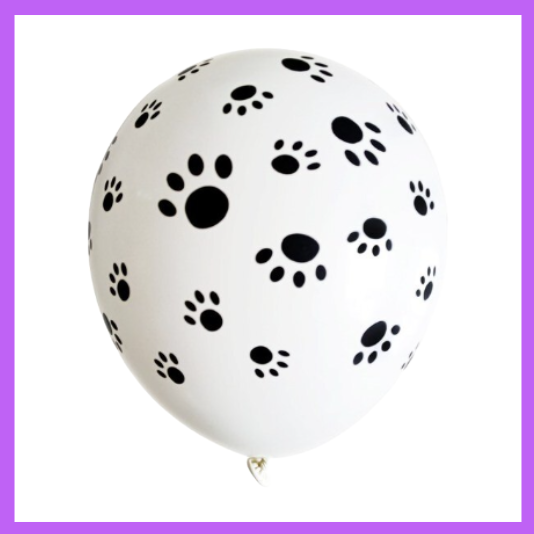 12" Animal Foot Print Latex Balloon PL46