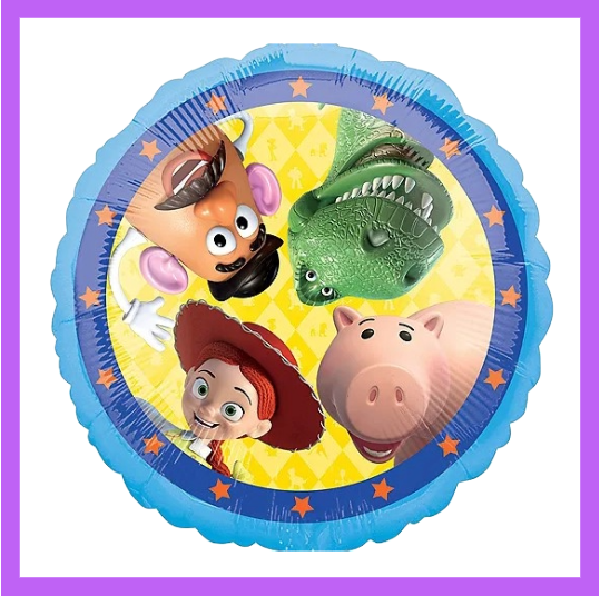 18" Kids Favorite Toys Round Foil Balloon SC20