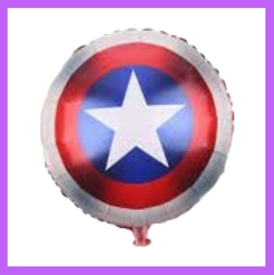 18"Hero Sheild Round Foil Balloon SC21