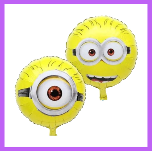 18" Round Double Sided Banna loving character foil balloon SC56