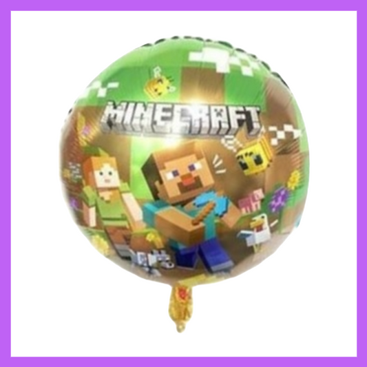 18" Round Gamer foil balloon SC57