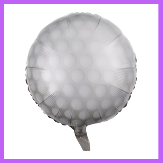 18" Round Golf Ball Foil Balloons SC71