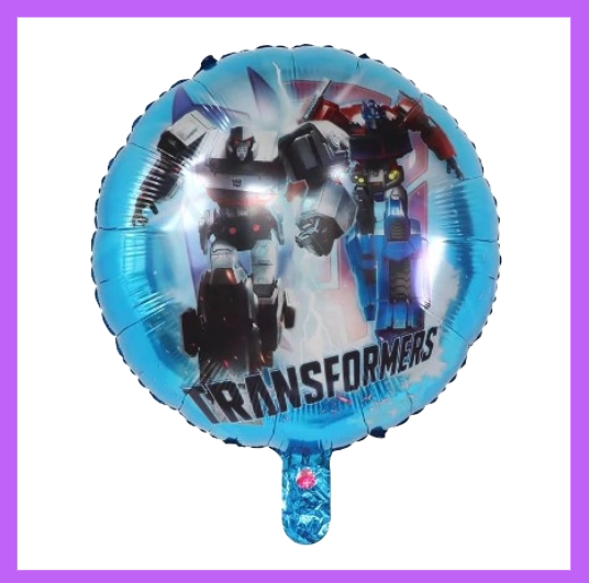 18" Round Robot Foil Balloon SC94