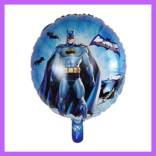 18" Bat Hero Round Foil Balloon SC120