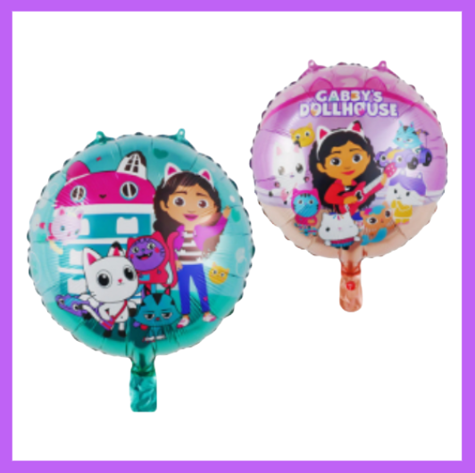 18" Kids Favorite Dollhouse Round Foil Balloon SC138