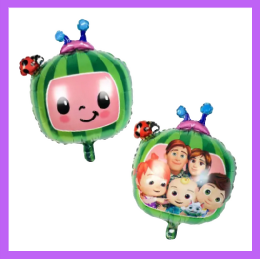 18" Kids Favorite Tv Show double Sided Melon Foil Balloon SC26