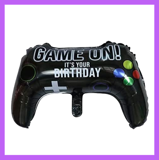 25x13 Inch Large Video Game Controller Gamer Birthday Balloon SC59