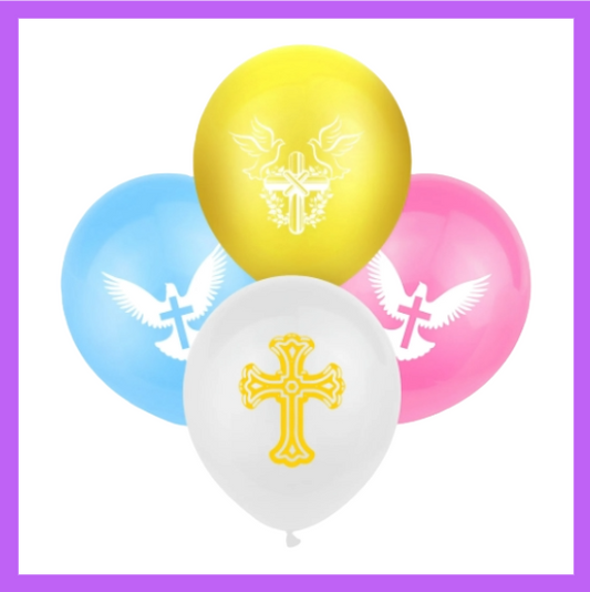 4 Pcs Set of Holy Themed Balloon Bouquet BQ122