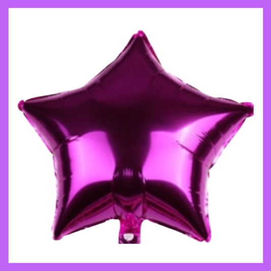 18" Purple Foil Star Balloon FS05