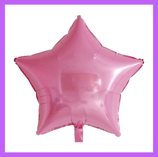 18" Pink Foil Star Balloon FS03