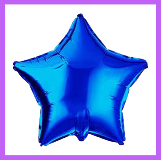 18" Deep Blue Foil Star Balloon FS13