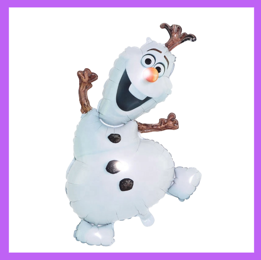 24x26 inch Dancing Snowman Foil Frozen Balloon SC06 DOES NOT FLOAT