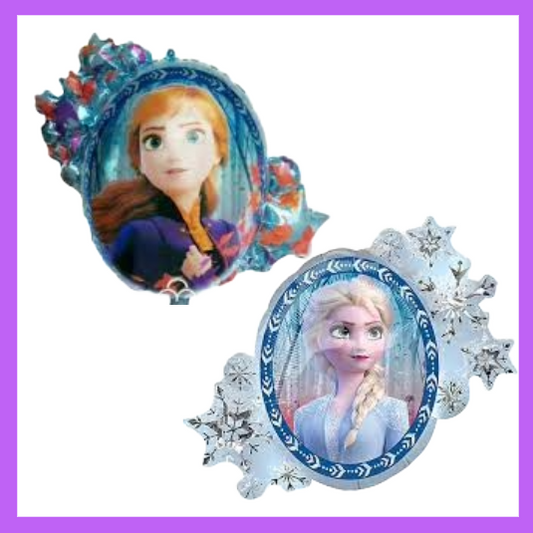 34x21 inch Double Sided Favorite Princess and Ice Queen Foil Frozen Balloon SC05