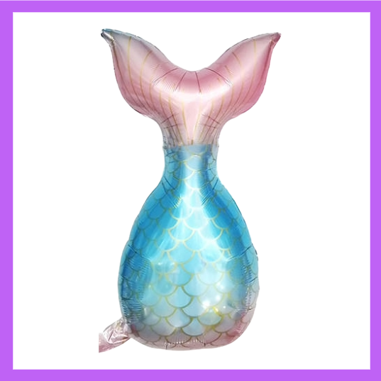 20x30 Inch Mermaid Tail Foil Balloon SC35