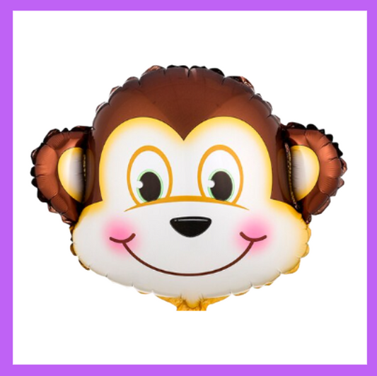 21x24 Inch Large Monkey Safari Animal Foil Balloon SC109