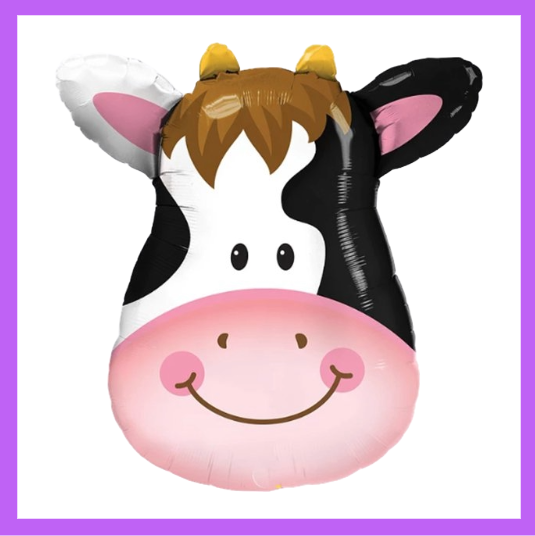 25x18 inch large Cow Farm Animal Foil Balloon SC104