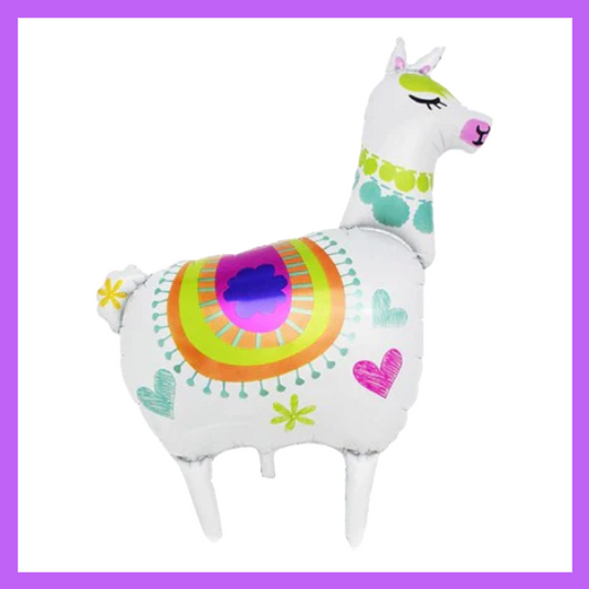 35x22 inch large Lama Farm Animal Foil Balloon SC117