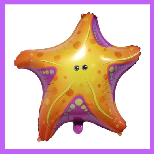 25x25 Inch Star Fish Foil Balloon SC152