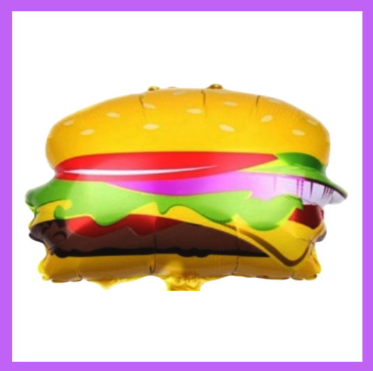 Large 19x21 Inch Cheese Burger Foil Balloon SC144