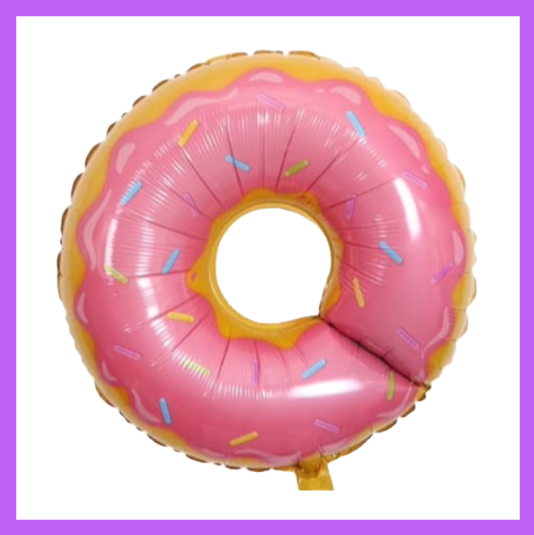 Large 26x29 Inch Sprinkle Donut Foil Balloon SC143