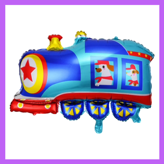 Large 30x24 Inch Choo Choo Train Foil Balloon SC142