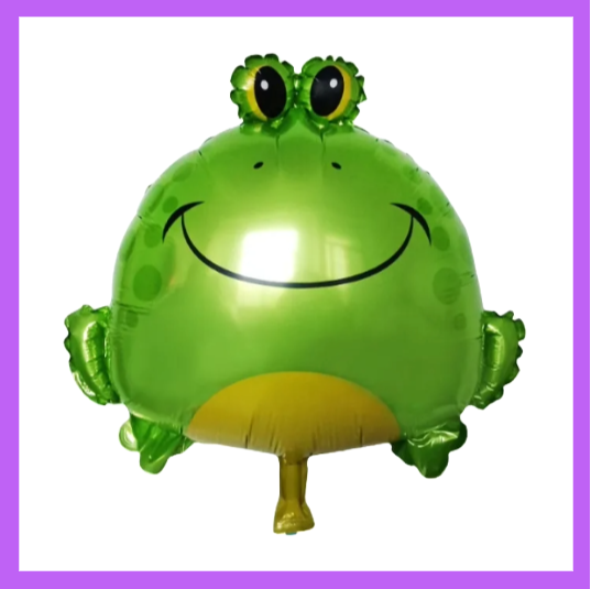 Large 24x23 Inch Super Cute Frog Foil Balloon SC140