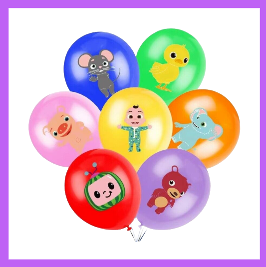 21 Pcs set Kids Cartoon and Friends Themed Balloon Bouquet BQ99