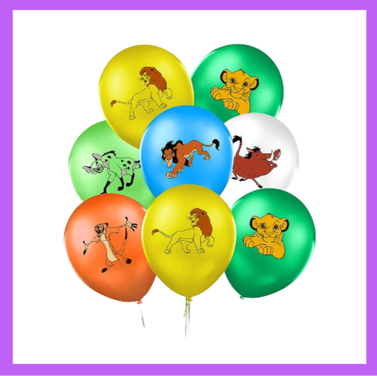 36 pcs set of Original Cartoon Lion Movie Characters Themed Balloons Bouquet BQ98