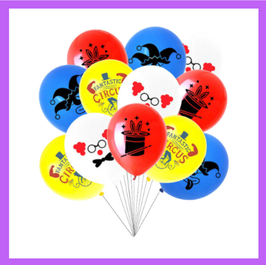 15-piece set Circus Themed Clown Balloon Bouquet BQ94