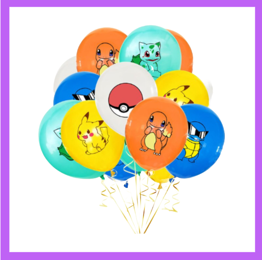 15-piece set Cartoon Kids Anime show Character balloon Bouquet BQ90