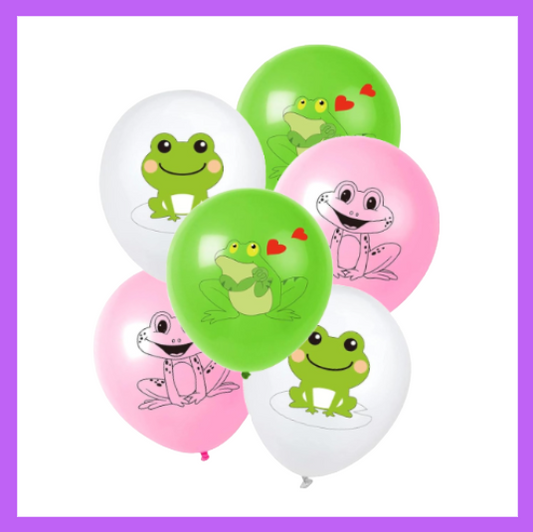 6 Pcs Set of Super Cute Fog latex Balloons BQ129