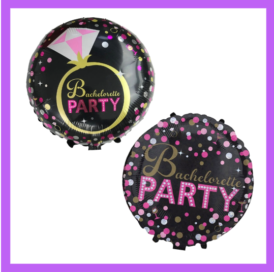 18" Double Sided Bachelorette Party Balloon B01