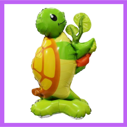 21x13 Cute Turtle Standing Air Filled Balloon SB38