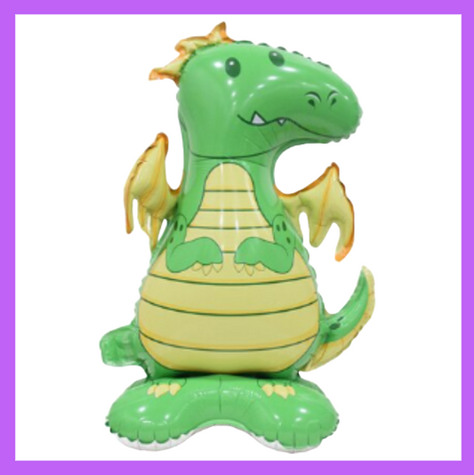 21x13 Cute Dinosaur Standing Foil Air Filled Balloon SB26