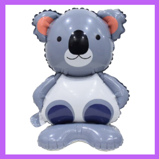 21x13 Cute Koala Bear Standing Foil Air Filled Balloon SB37