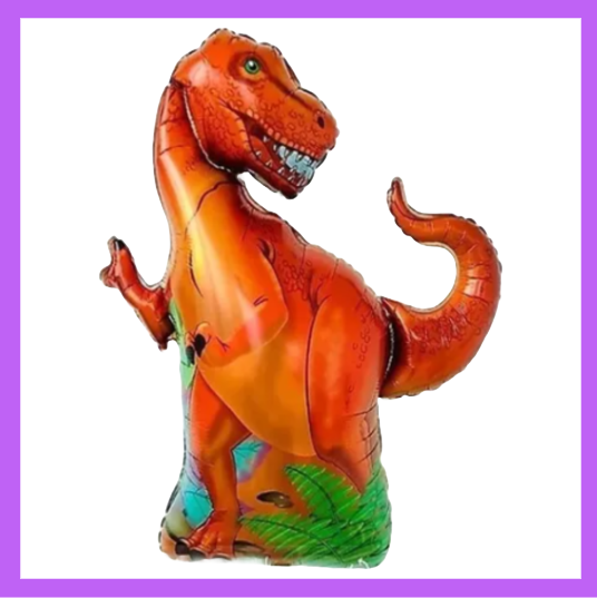 35" Tyrannosaurus Rex Dinosaur Foil Balloon SB31