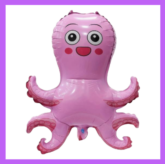 21x16 Cute Octopus Standing Foil Air Filled Balloon SB40