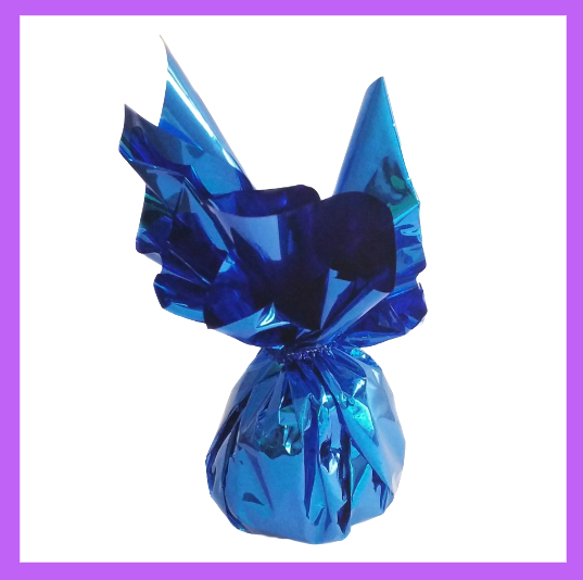 Foil Blue Balloon Weight BW06