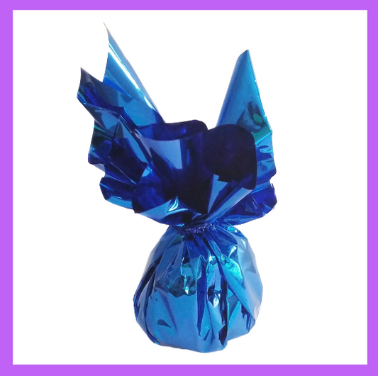 Foil Blue Balloon Weight BW06