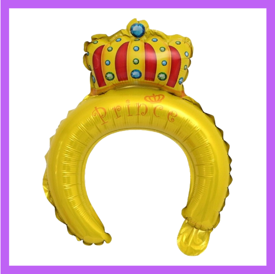 Prince Crown Balloon Headband BH03