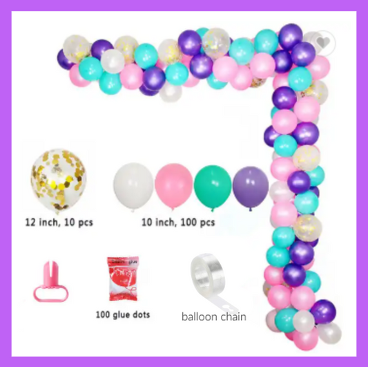 Splash of Color Balloon Garland Arch Kit, DIY or Assembled BG09