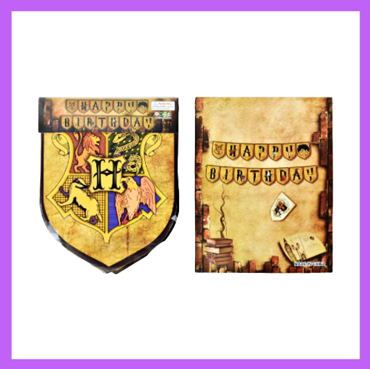 Kids Favorite Wizard Themed Birthday Banner BB12